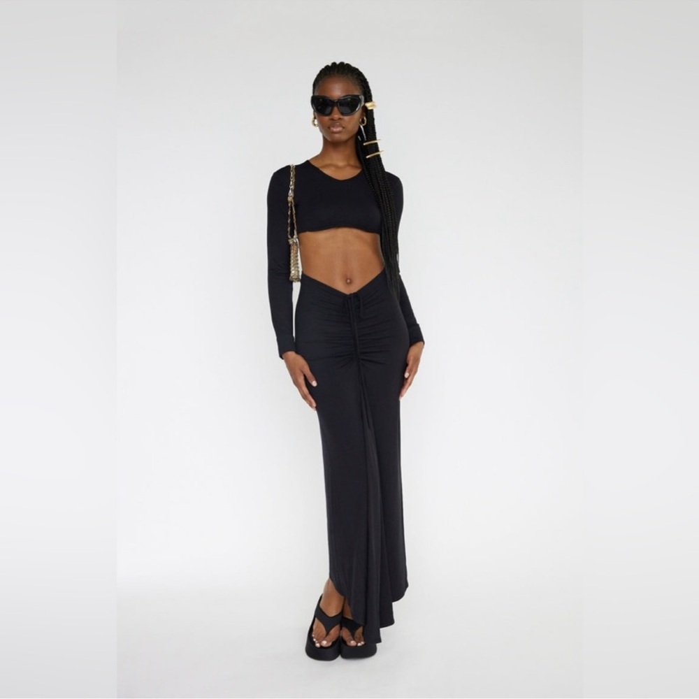 Elegant Black Two-Piece Set